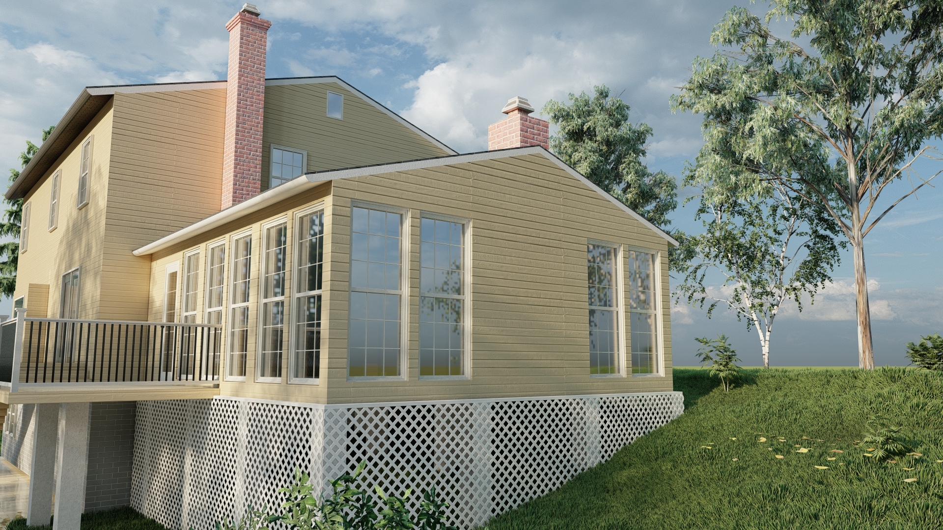 Side View Sunroom